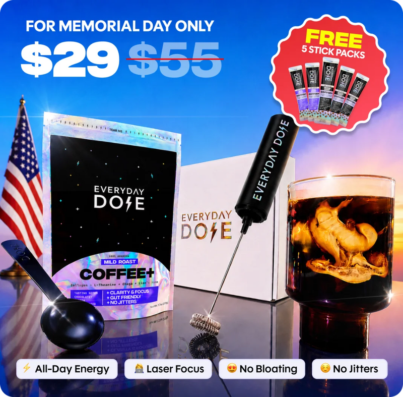 Coffee+ Mild Roast Starter Kit (30 Servings) - Travel Pick